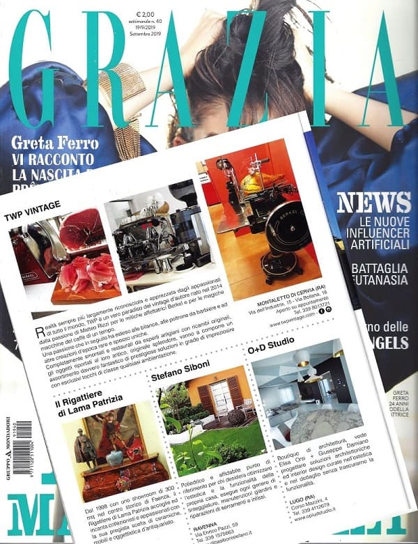 Articolo uscito su Grazia sullo studio O+D di Architettura di Lugo